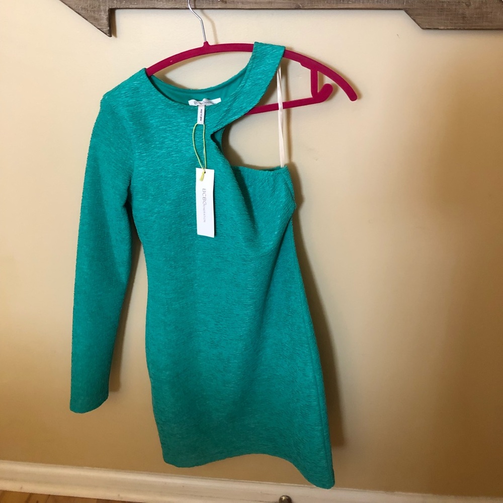 BCBG one sleeve dress - brand new with Tags